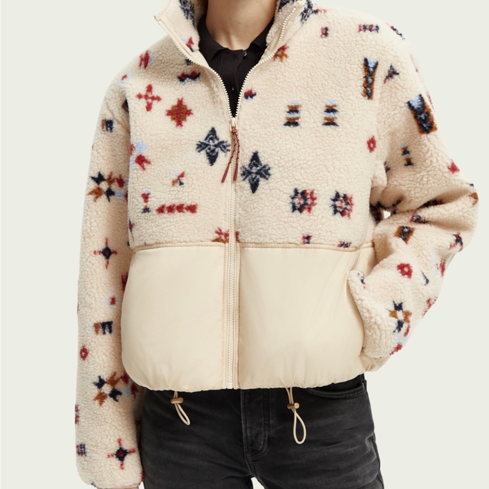 Scotch&Soda Teddy fleece jacket | Women